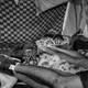 Moroccan migrants in a tent in Izmir, Turkey, after several failed attempts to cross the Strait of Gibraltar. Sept. 19, 2015.